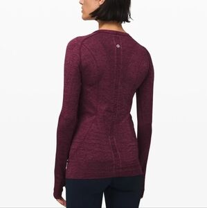 Lululemon Swiftly Tech Long Sleeve Crew Designed for Everyday size 10 purple